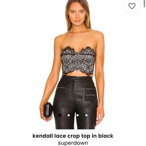 Revolve purchase size small lace crop top